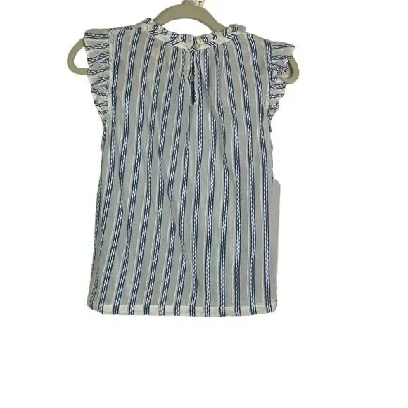 Anthropologie | Isabella Sinclair Getaway Ruffled Top, size XS - Picture 6 of 10